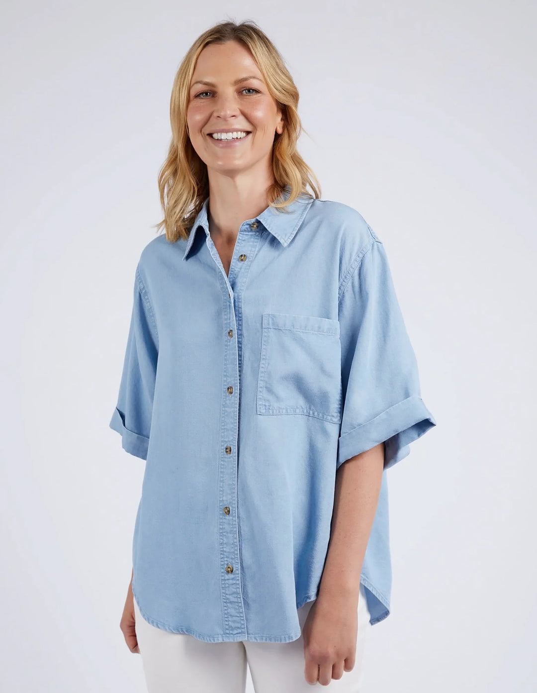Elm Blissful Chambray SS Shirt