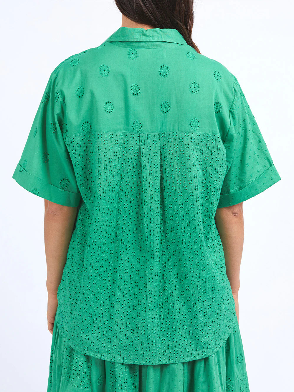 Elm Clementine Shirt - Greenbriar