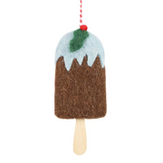 Mervelle Felt Ice Cream Hanging Tree Ornament - Blue