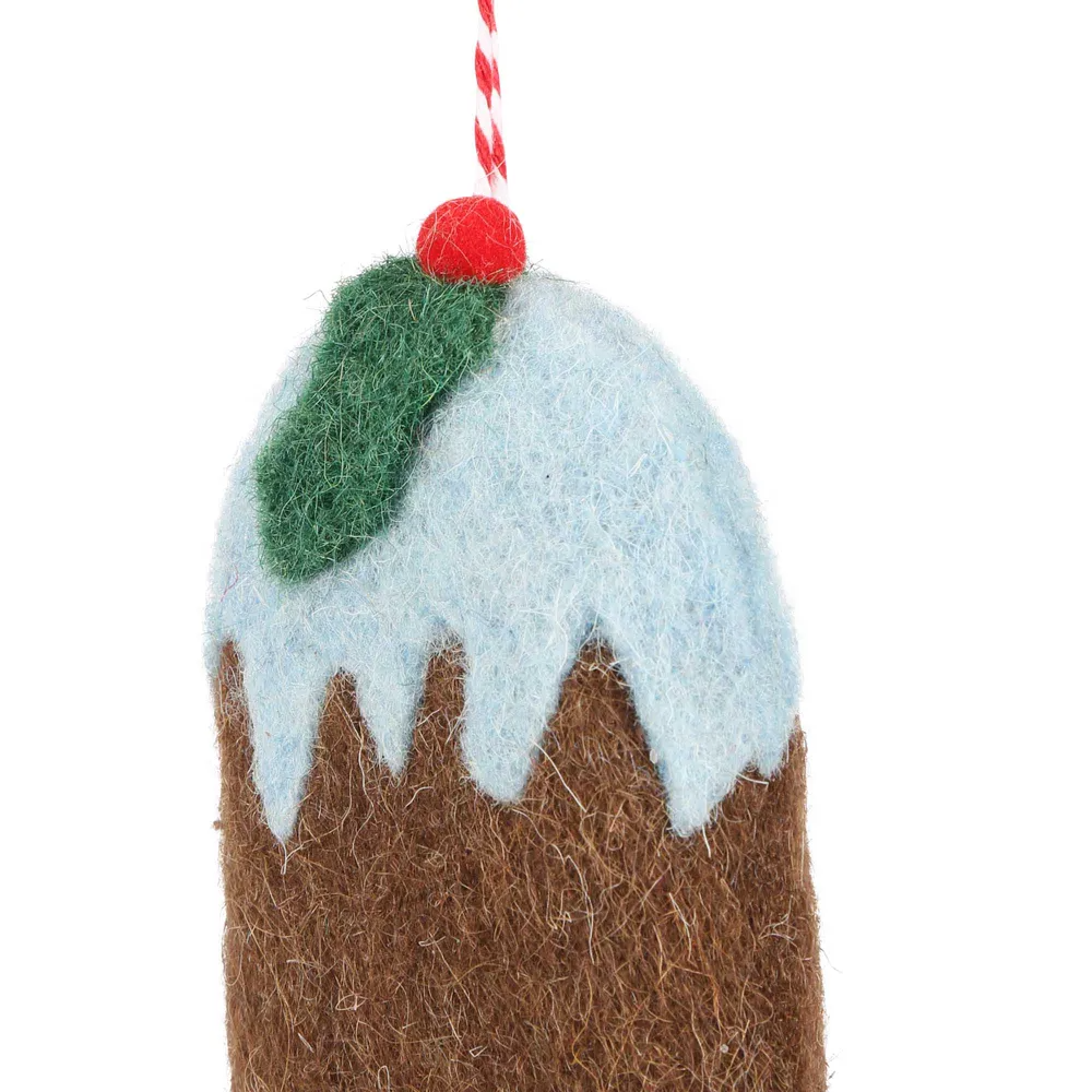 Mervelle Felt Ice Cream Hanging Tree Ornament - Blue