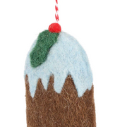 Mervelle Felt Ice Cream Hanging Tree Ornament - Blue