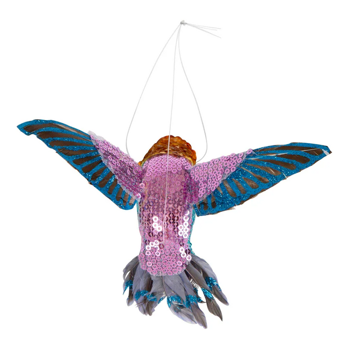 Zanzi Jewel Hanging Hummingbird - Turquoise
