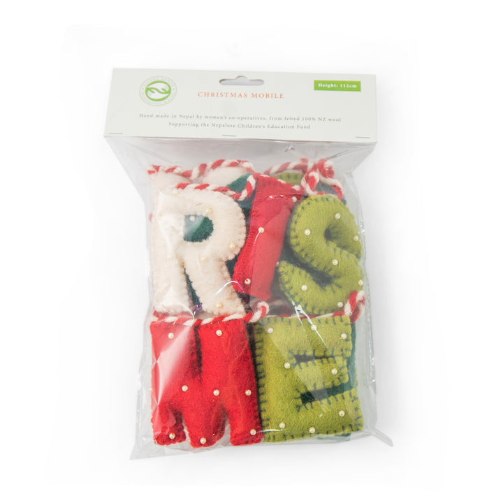 Merry Christmas Felt Bunting