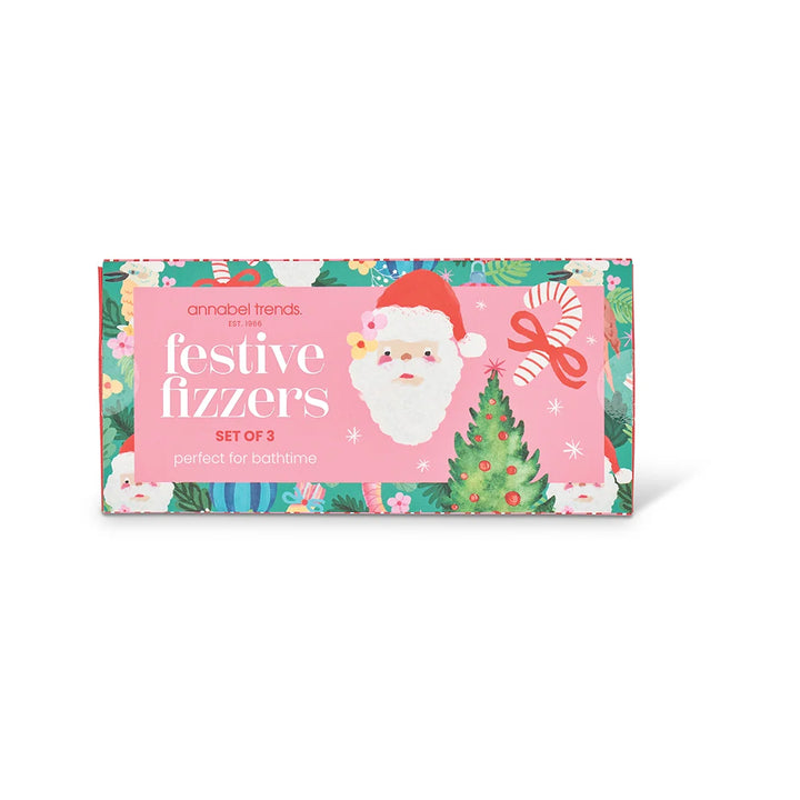FESTIVE BATH FIZZERS (3PC)