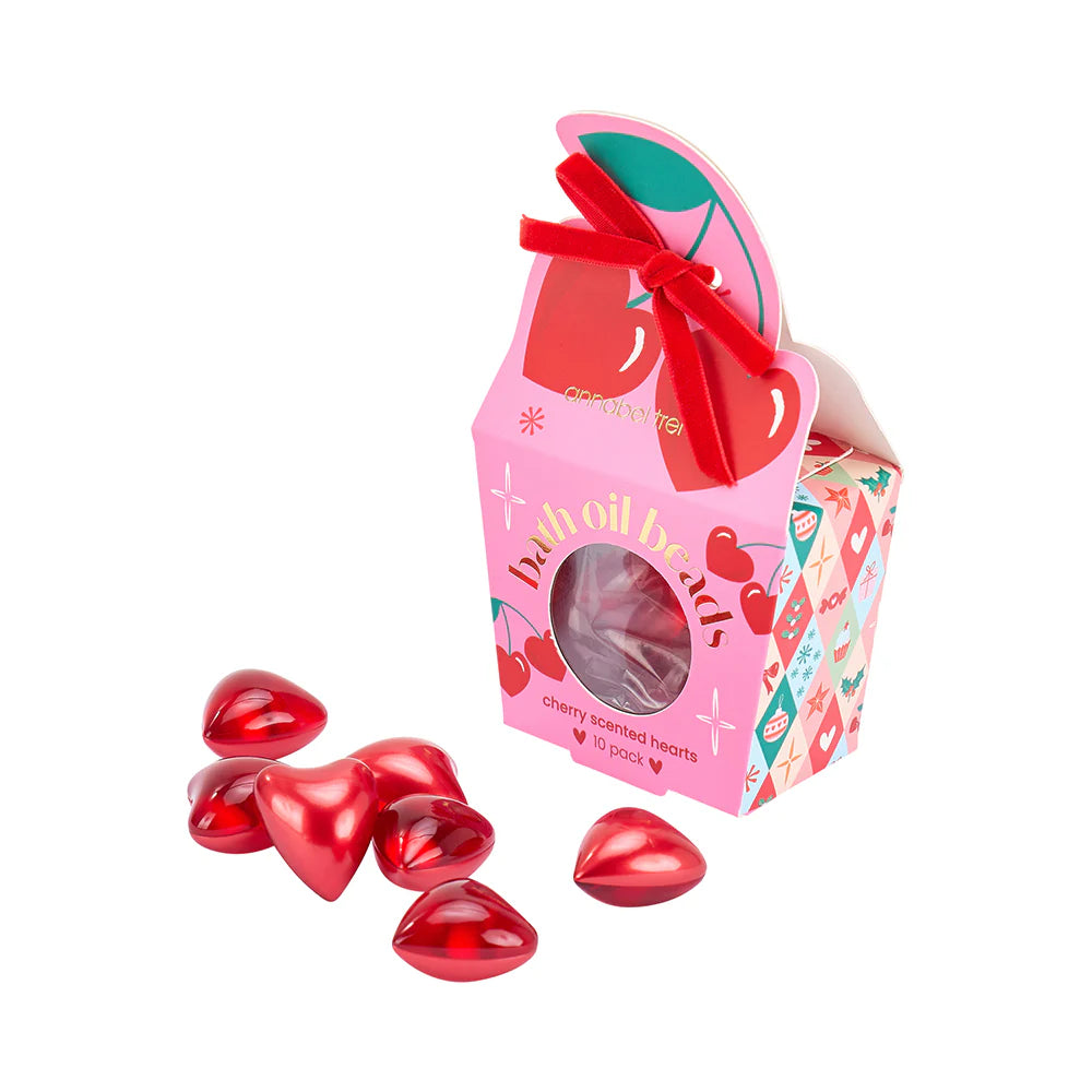 Festive - Bath Oil Beads - Cherry 10 pc