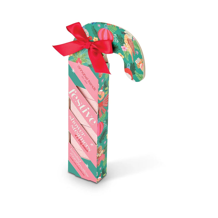 Festive Candy Cane Shower Steamers (4pc)