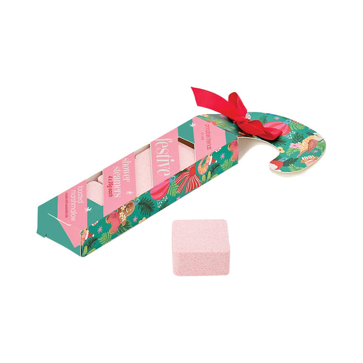 Festive Candy Cane Shower Steamers (4pc)