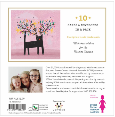 BCNA Festive Cat - Charity Christmas Card Pack