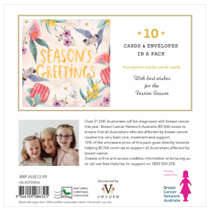 BCNA Festive Flora - Charity Christmas Card Pack