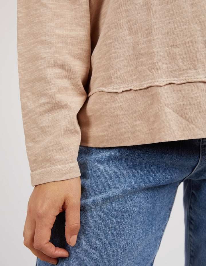 Foxwood Jayne Throw on Top - Oat