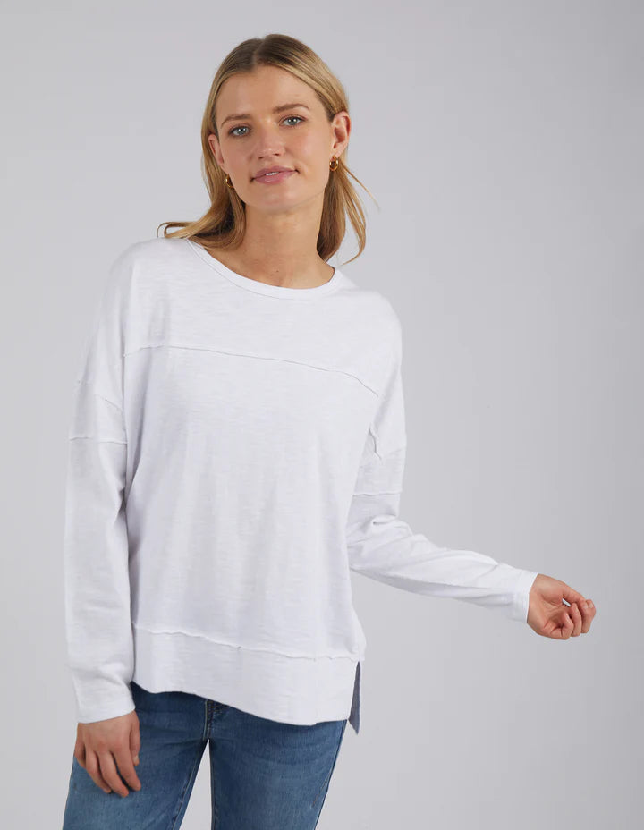 Foxwood Jayne Throw on Top - White