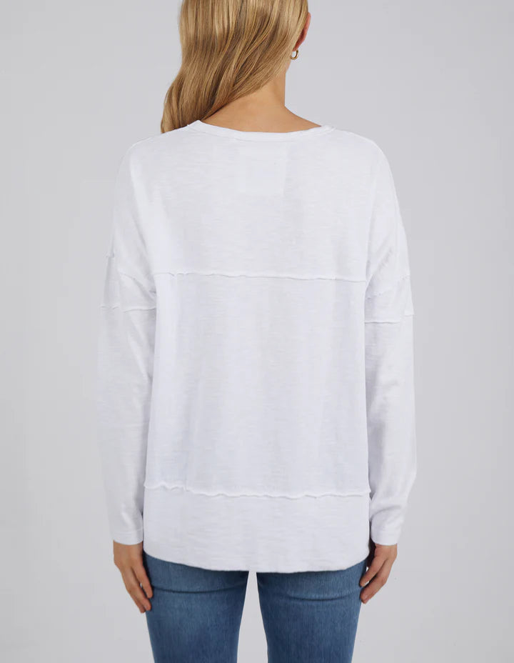 Foxwood Jayne Throw on Top - White