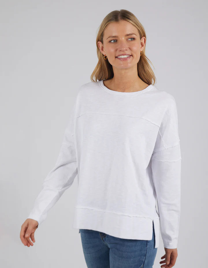Foxwood Jayne Throw on Top - White