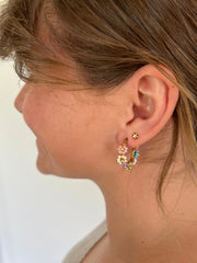Small Bling Earrings 015 - Pastel