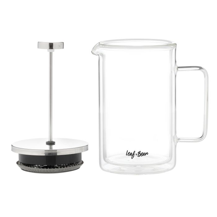 Leaf & Bean Glass French Press -600 ml
