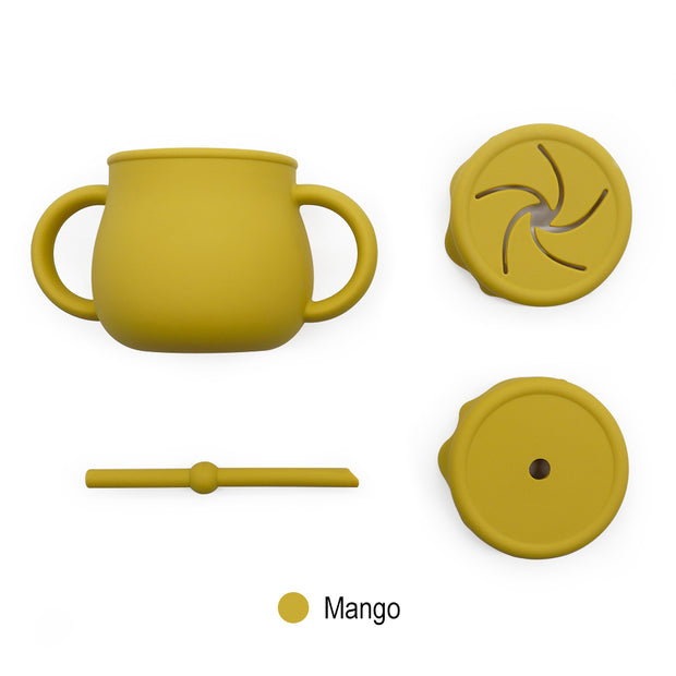 Hello Chester Mango Silicone 3-in-1 Honey Pot Cup