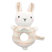Hello Chester Organic Cotton Round Rattle - Rabbit