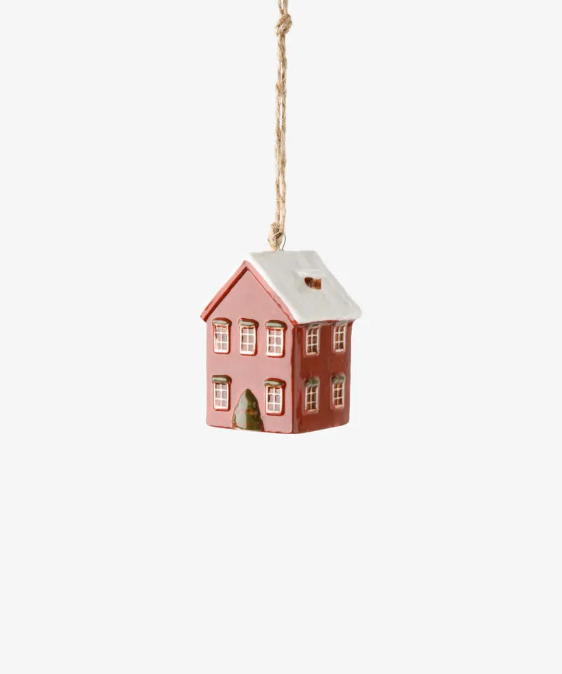 Hanging Mini House Red
