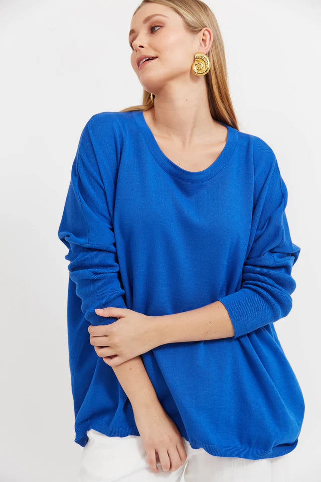 Haven Jumper - Cobalt -One Size