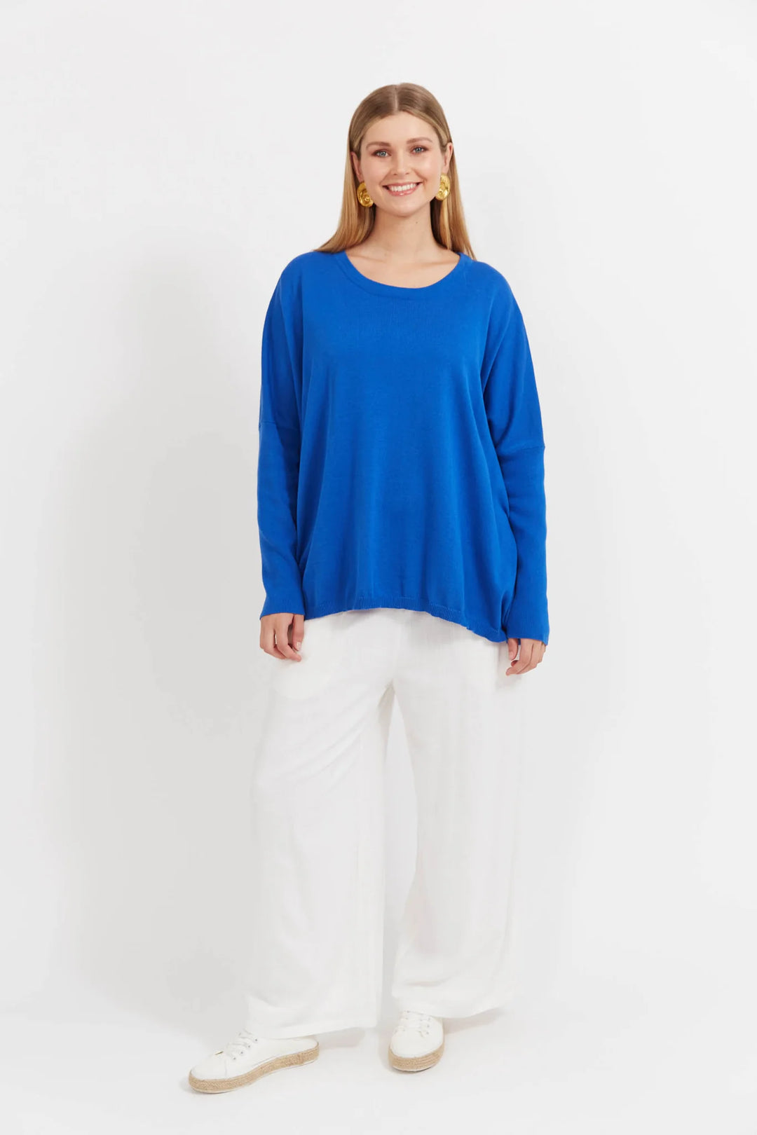 Haven Jumper - Cobalt -One Size