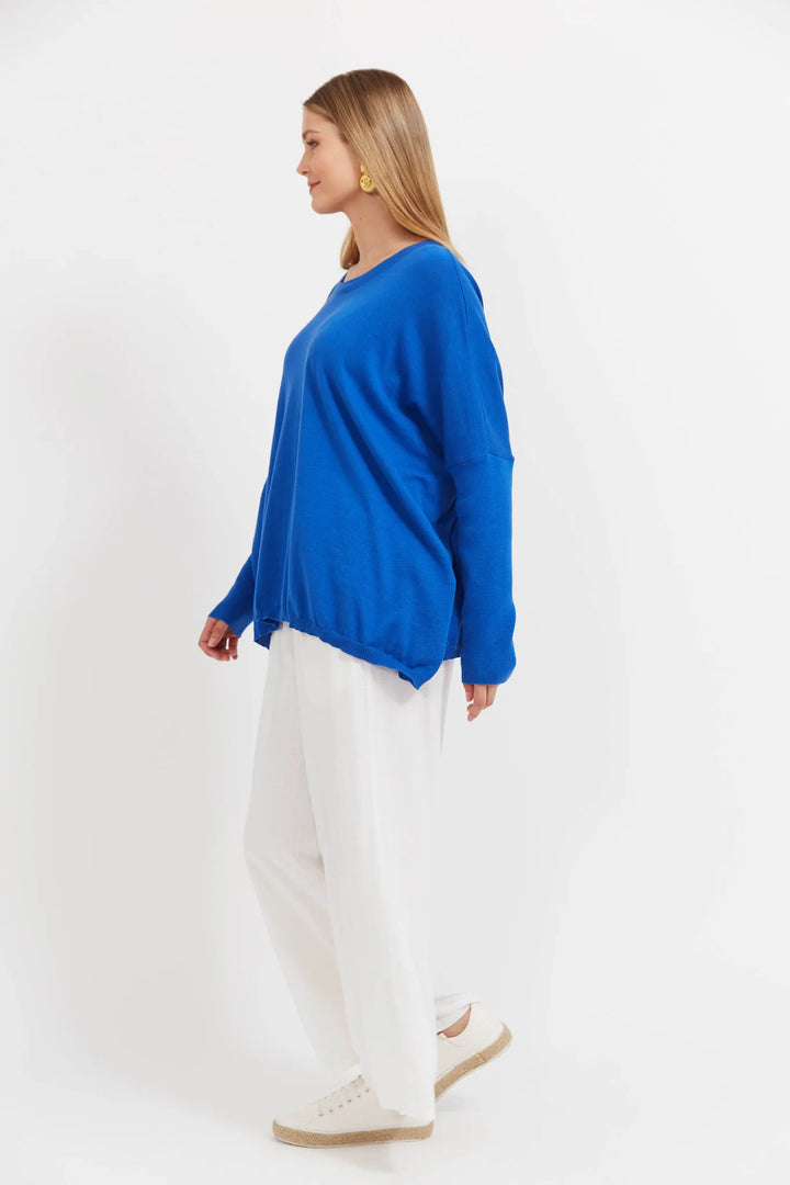 Haven Jumper - Cobalt -One Size