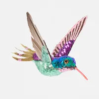 Chassi Sequin Hummingbird Tree Decoration