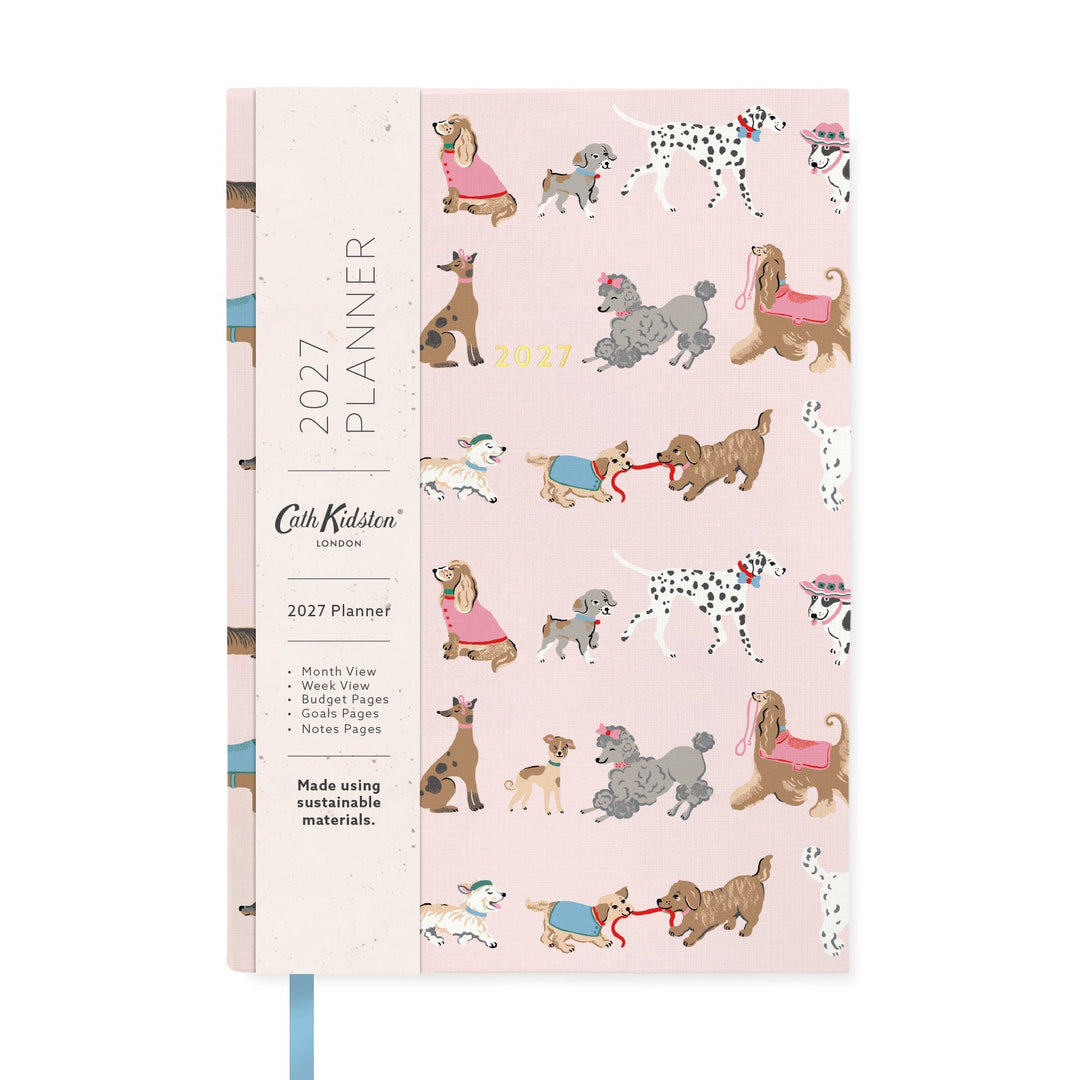 2027 Cath Kidston A5 Soft Cover Diary - Dogs