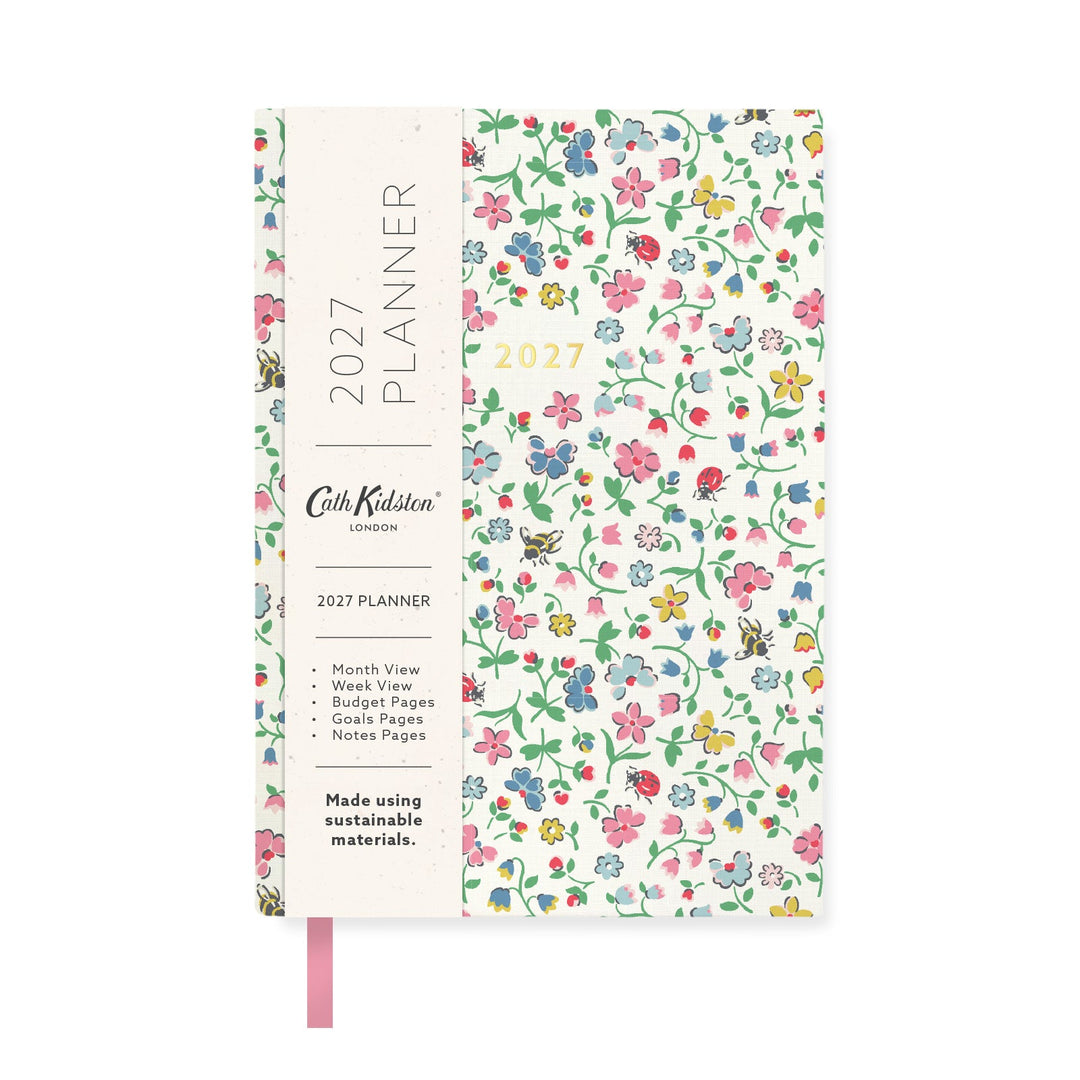 2027 Cath Kidston A6 Soft Cover Diary Bee & Flowers