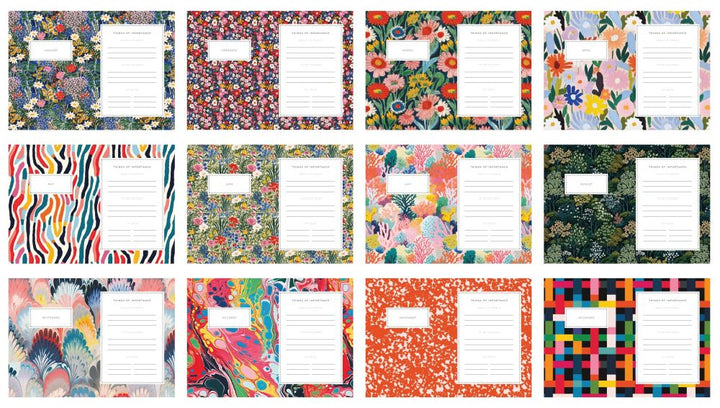 Kaleido 2026 A5 Diary-Gouache Floral