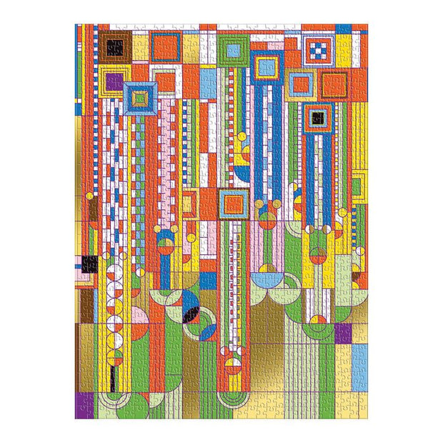 Frank Lloyd Wright Cactus & Forms Foil Puzzle 1000pc
