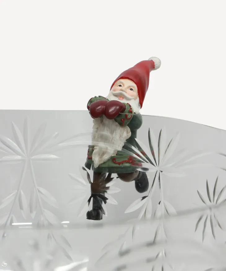 Vintage Pot Hanging Santas