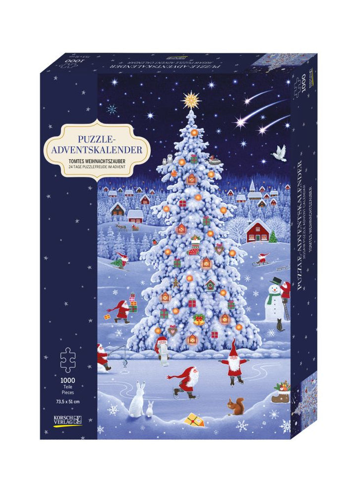 Advent Cal-Jigsaw Puzzle-Tomtes' Christmas Magic