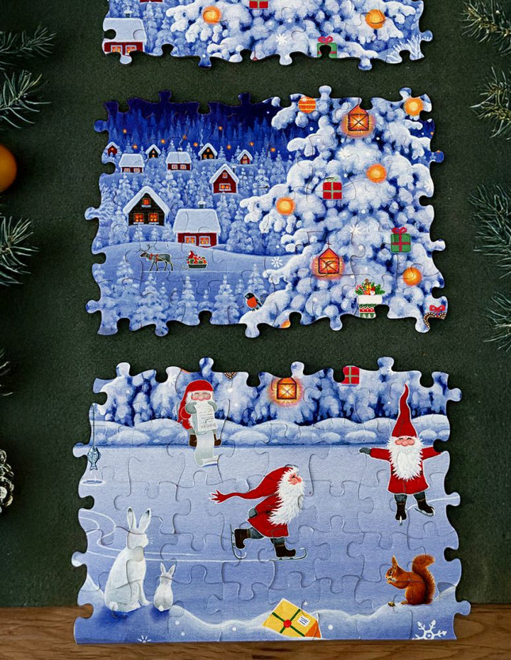Advent Cal-Jigsaw Puzzle-Tomtes' Christmas Magic