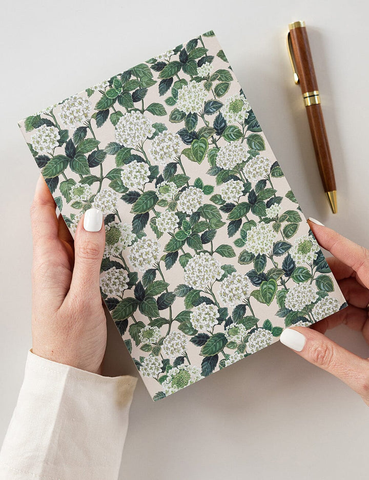 Hydrangea Notepad Desktop Jotter
