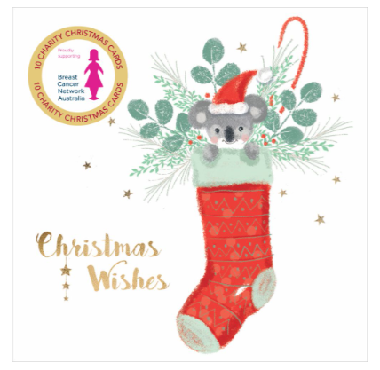 BNCA Koala Stocking  - Charity Christmas Card Pack