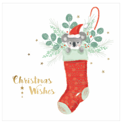 BNCA Koala Stocking  - Charity Christmas Card Pack