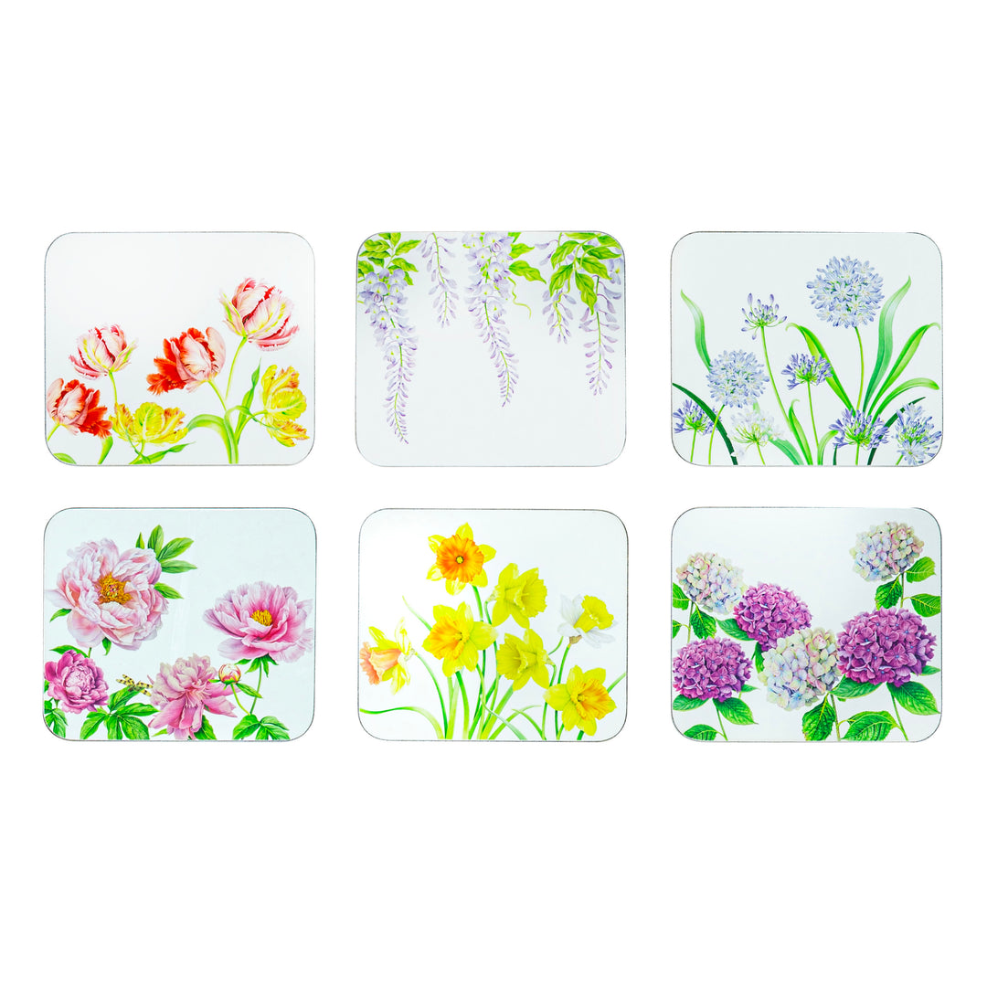Ashdene Botanical Symphony 6pk Coasters