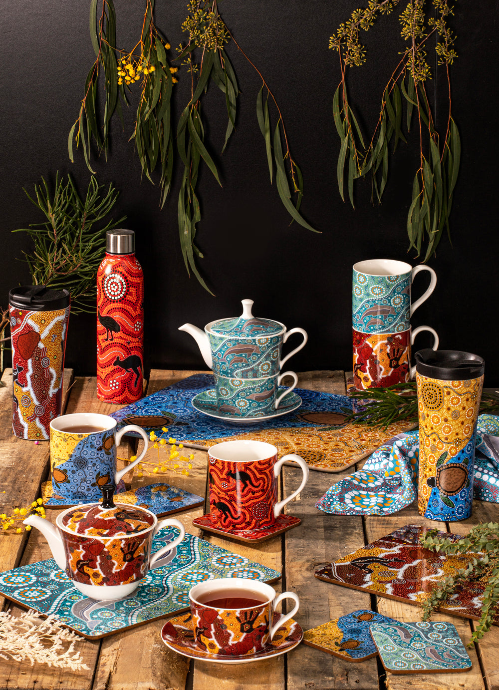 Ashdene Maarakool Art Dolphins Dreaming Tea For One