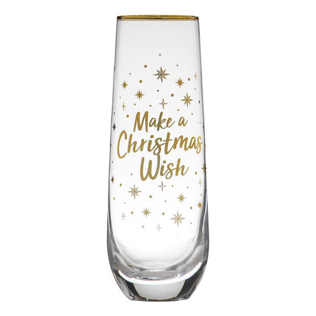 Ladelle Starry Make a Wish Stemless Champagne Glass