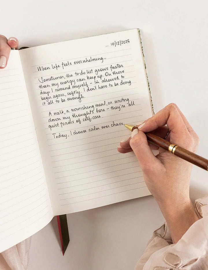Linen Bound Lined Journal - Bloomere