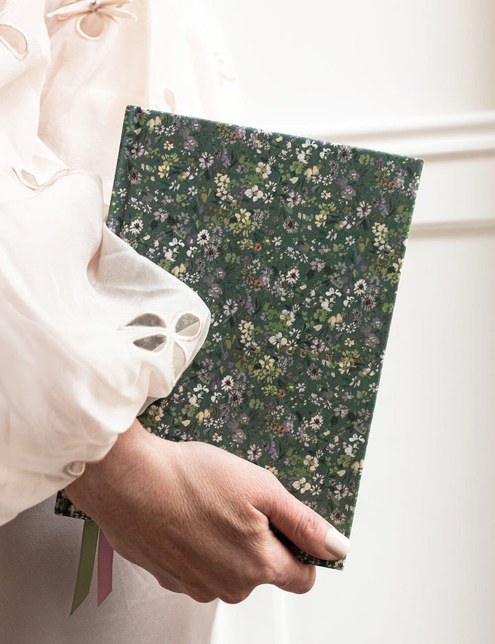 Linen Bound Journal - Summer Perennials (Bullet Journal)