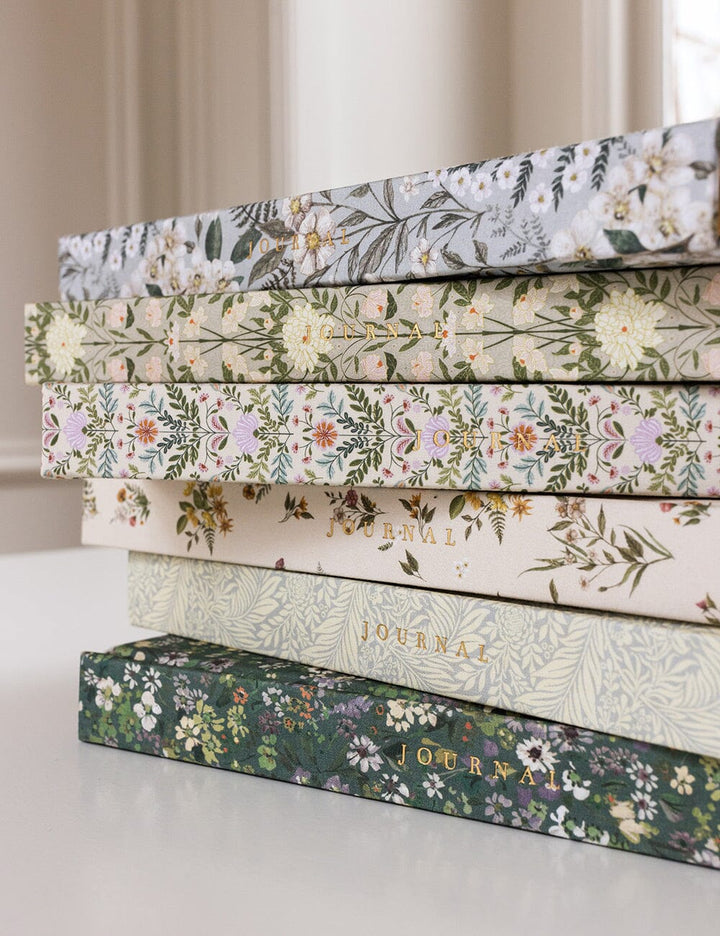 Linen Bound Journal - Summer Perennials (Bullet Journal)