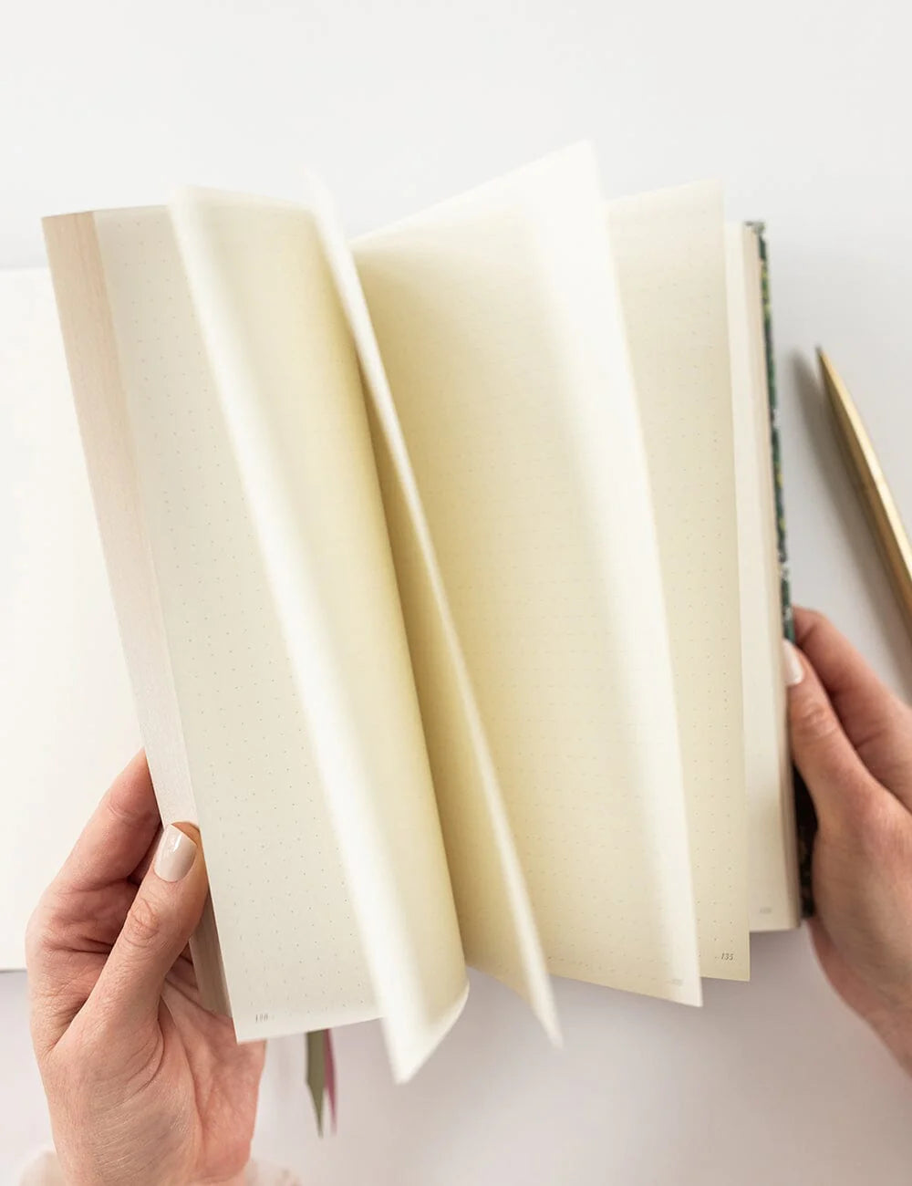 Linen Bound Journal - Summer Perennials (Bullet Journal)