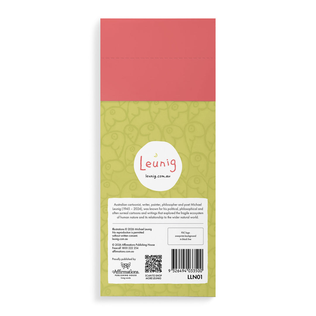 Leunig Magnetic List Notepad - Once in a Lifetime