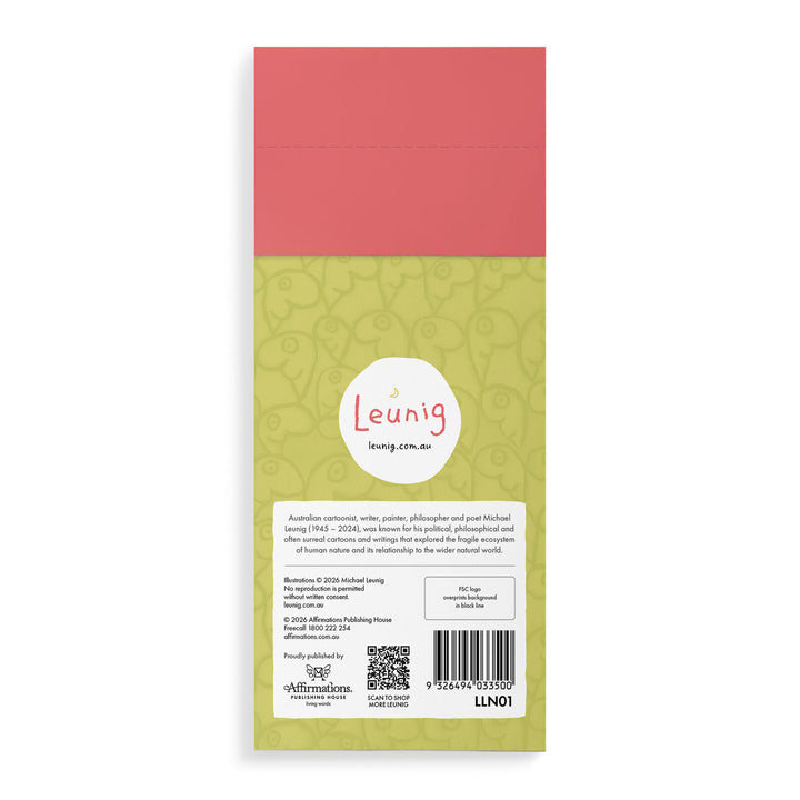 Leunig Magnetic List Notepad - Once in a Lifetime