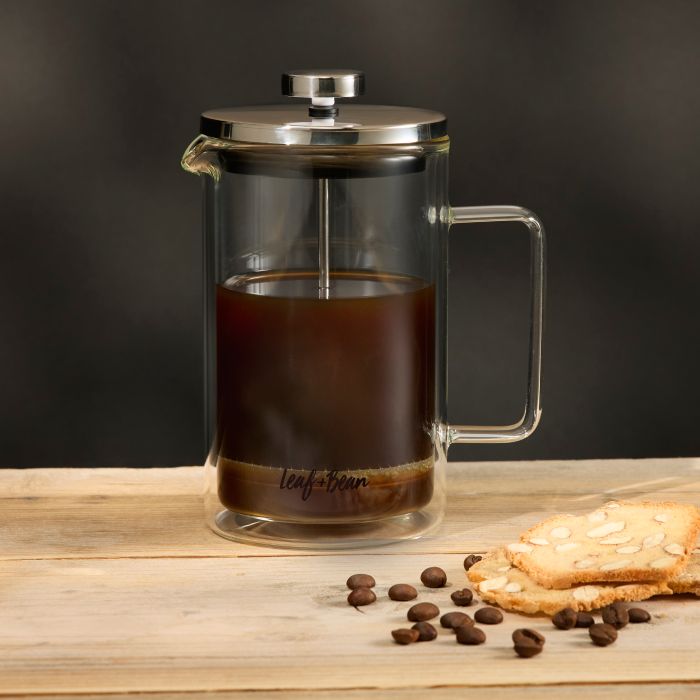 Leaf & Bean Glass French Press -600 ml