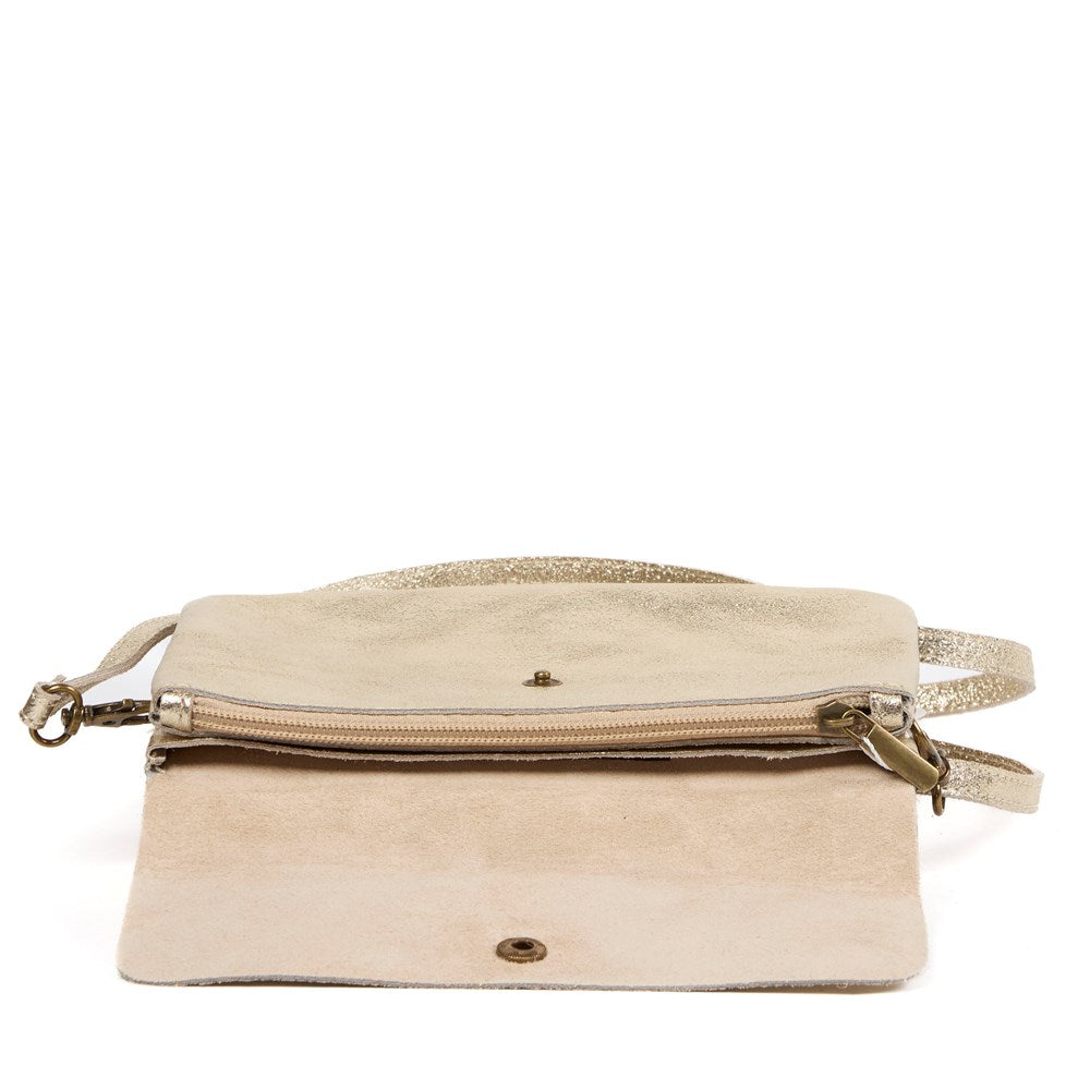 Maison Fanli - Line Metallic Leather - Clutch Cross Body
