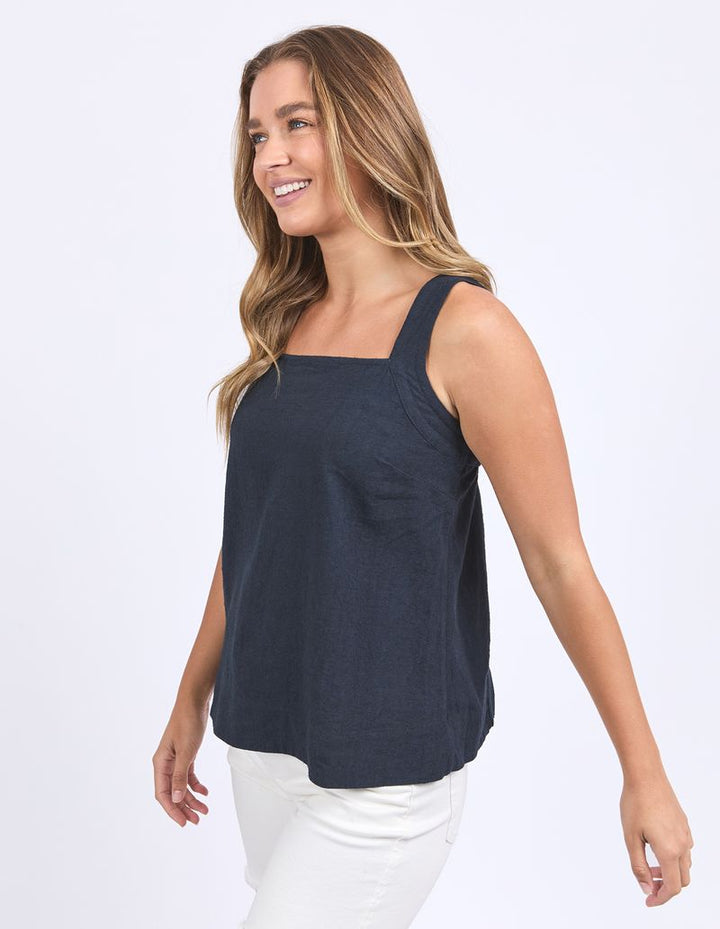 Lourdes Top - Navy
