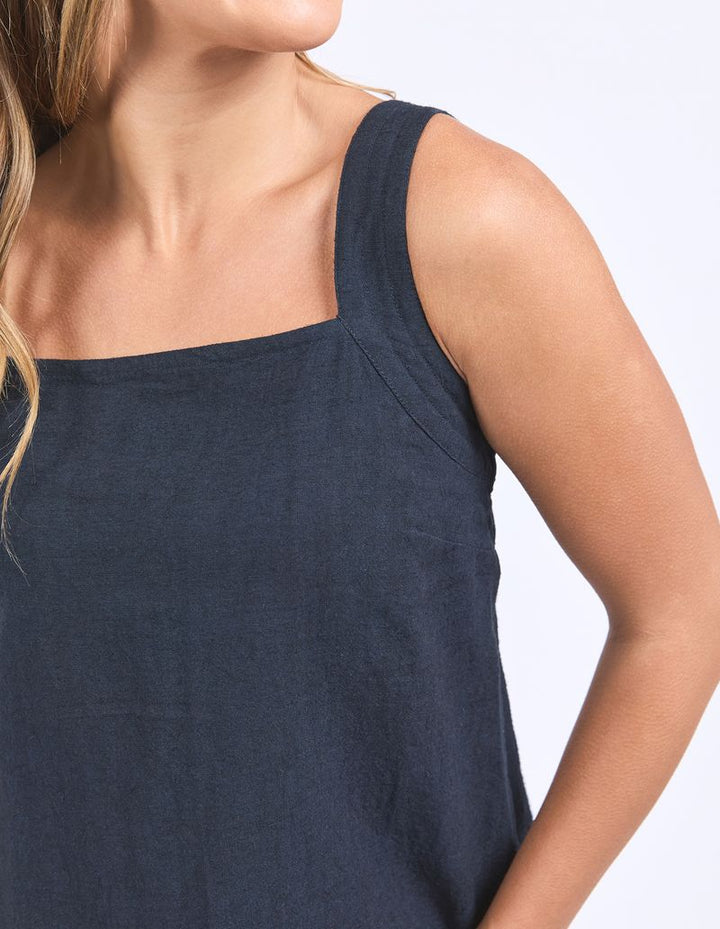 Lourdes Top - Navy