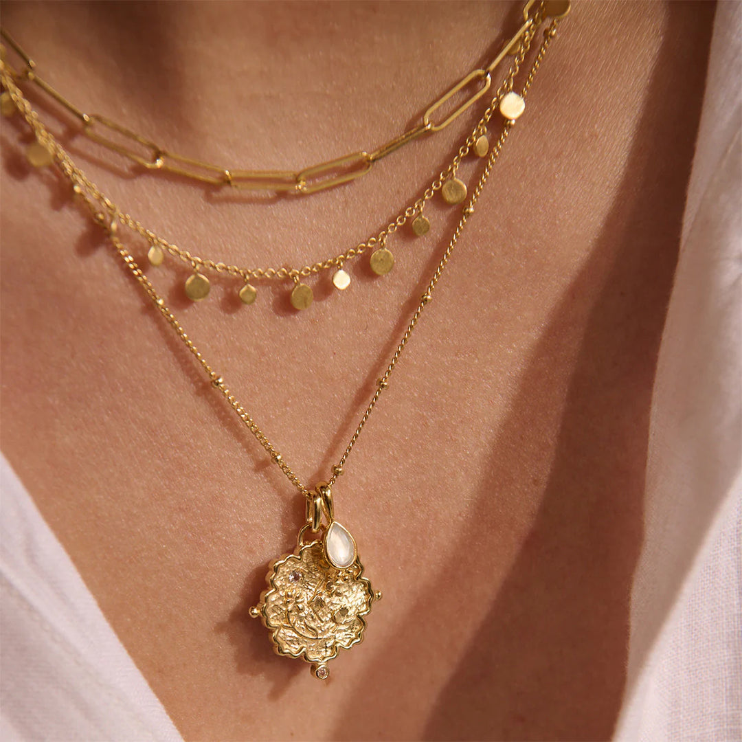 Loved Always Pendant Necklace - Gold
